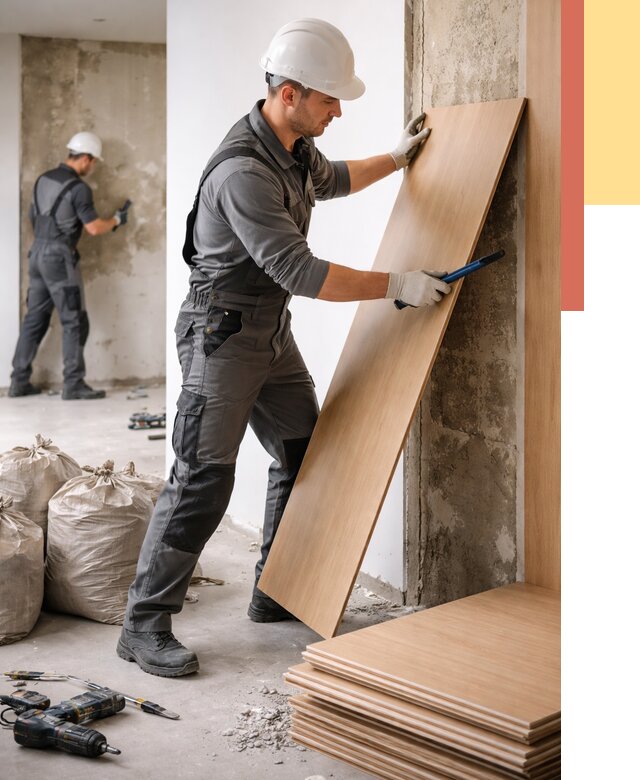 Демонтаж стеновых панелей в Магнитогорске от 3621 руб. за м² быстро и недорого | ОТДЕЛОЧНИК-Мгн