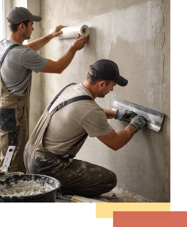 Армирование стен стеклосеткой в Магнитогорске для прочной отделки