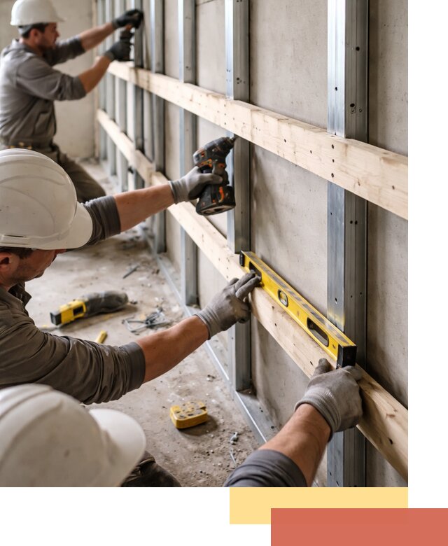 Устройство обрешетки под панели в Магнитогорске