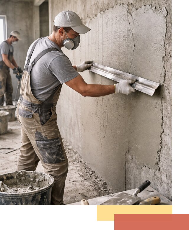 Штукатурка бетонных стен в Магнитогорске качественно и долговечно