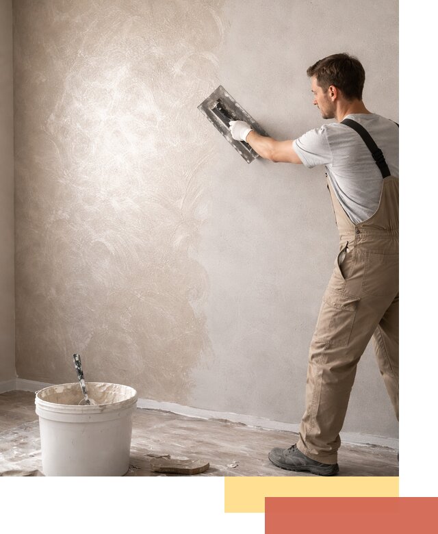 Декоративная штукатурка «Мокрый шелк» под ключ в Магнитогорске