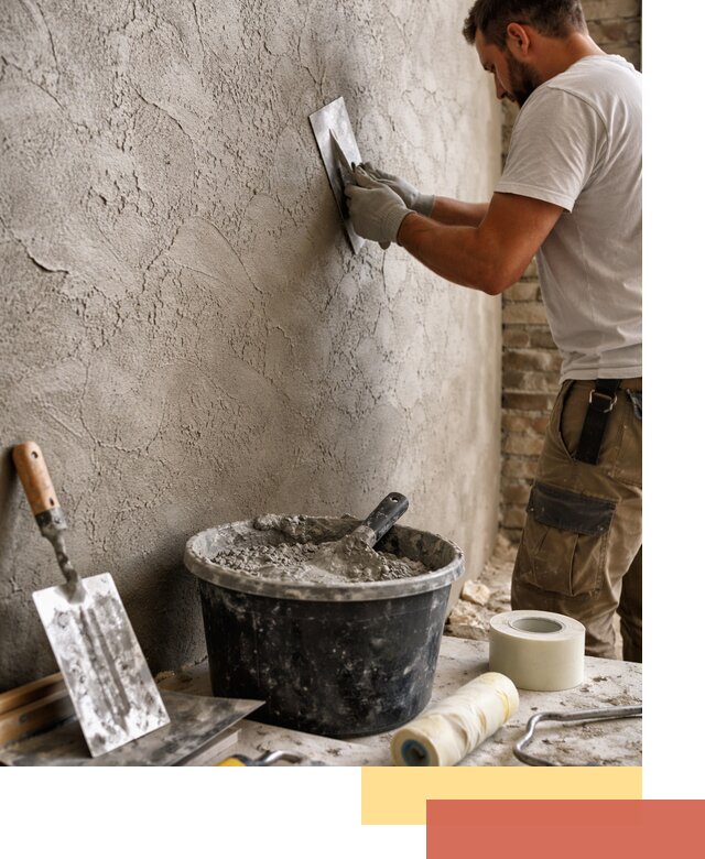 Декоративная штукатурка лофт в Магнитогорске — отделка стен и потолков