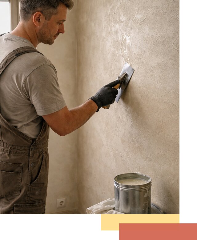 Нанесение воска на штукатурку в Магнитогорске для защиты и блеска