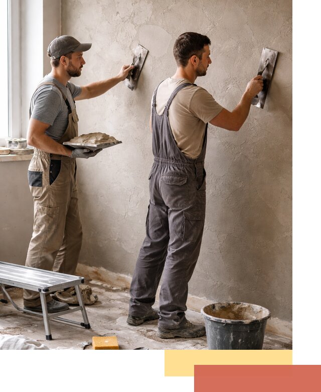 Ремонт декоративной штукатурки и восстановление фактуры в Магнитогорске