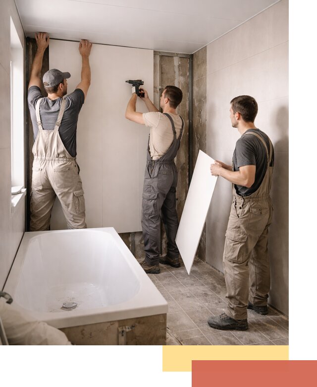 Отделка ванной панели ПВХ профессионально в Магнитогорске