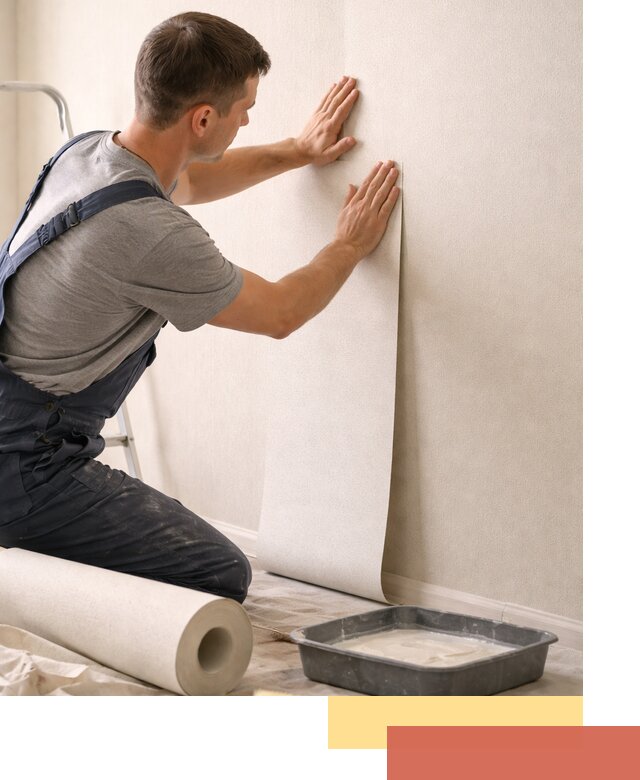 Поклейка флизелиновых обоев в Магнитогорске качественно и быстро