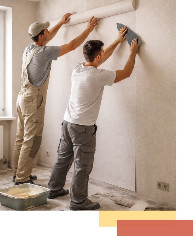 Поклейка виниловых обоев в Магнитогорске профессионально и качественно