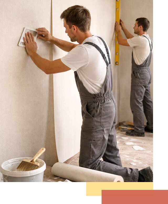 Поклейка бумажных обоев в Магнитогорске качественно и недорого