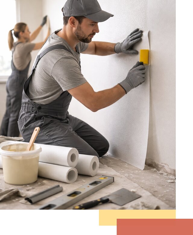 Поклейка стеклообоев профессионально в Магнитогорске