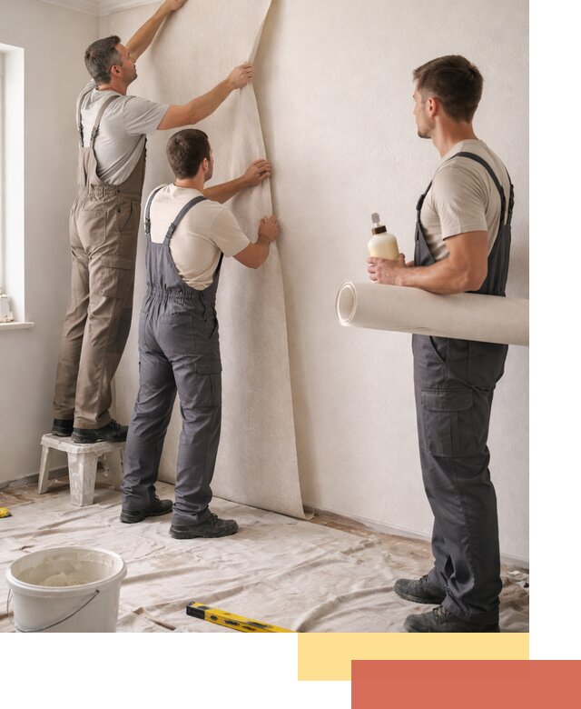 Оклейка стен обоями в Магнитогорске — качественно и профессионально