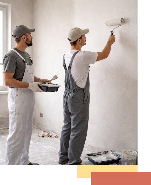 Покраска стен водоэмульсионной краской в Магнитогорске