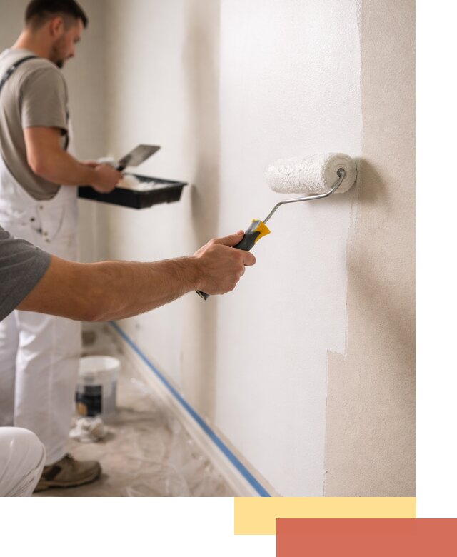 Покраска стен акриловой краской профессионально в Магнитогорске