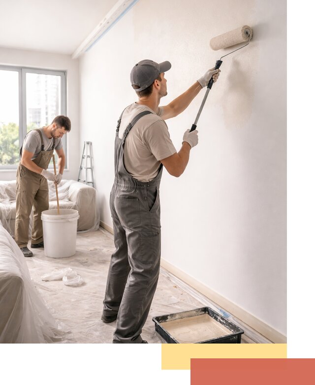 Покраска стен в офисе в Магнитогорске — быстрый и качественный ремонт