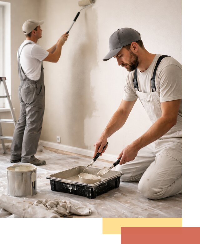 Покраска стен в квартире в Магнитогорске — профессионально и аккуратно