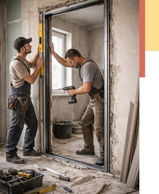 Закладка дверного проема в Магнитогорске от 3621 руб. — быстро и недорого | ОТДЕЛОЧНИК-Мгн