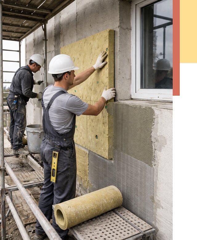 Утепление стен в Магнитогорске от 4448 руб. под ключ — быстро и недорого | ОТДЕЛОЧНИК-Мгн