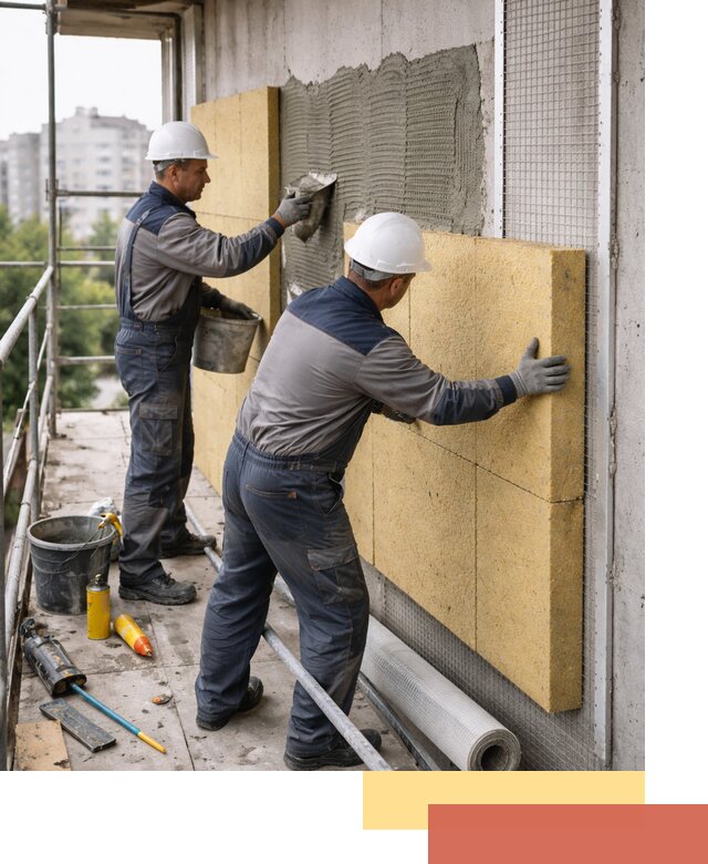 Утепление стен зданий и домов в Магнитогорске качественно и надежно