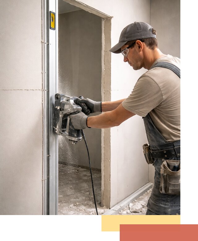 Устройство дверного проема в перегородке в Магнитогорске