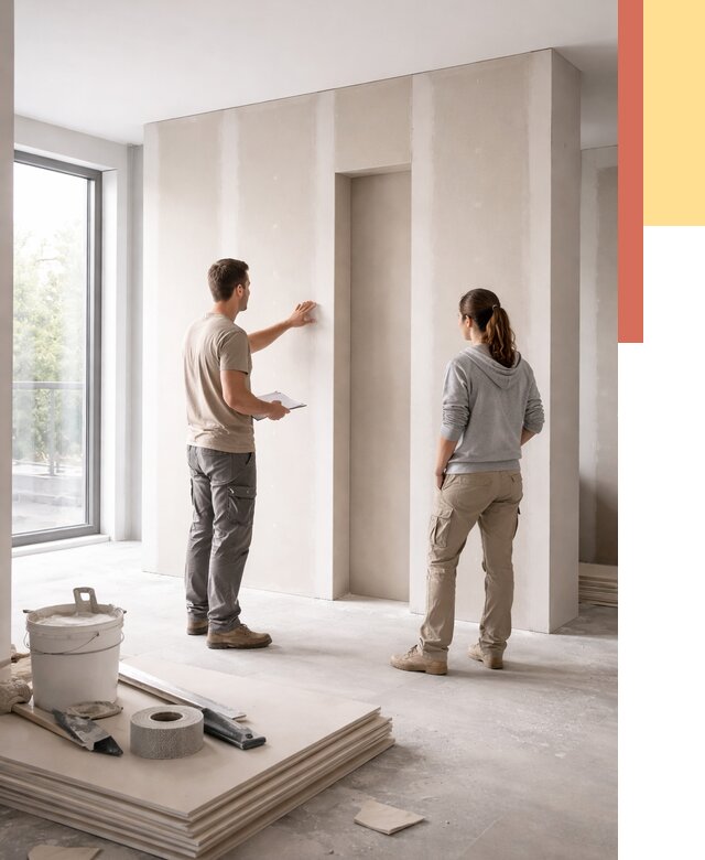 Зонирующая перегородка из гипсокартона в Магнитогорске от 2897 руб. под ключ | ОТДЕЛОЧНИК-Мгн