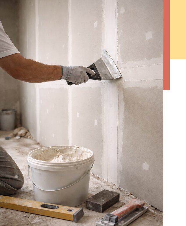 Шпаклевка перегородок из гипсокартона в Магнитогорске от 2586 руб. — услуги ОТДЕЛОЧНИК-Мгн