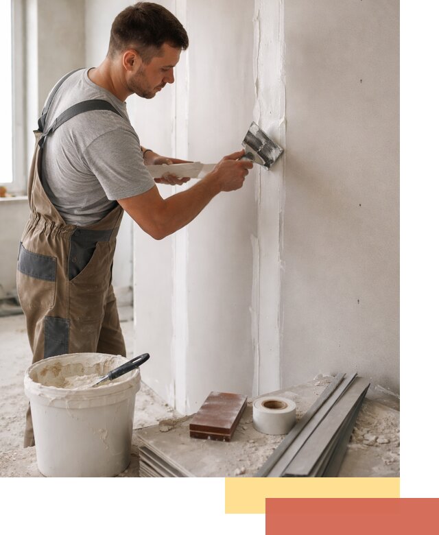 Шпаклевка перегородок из гипсокартона в Магнитогорске качественно и быстро