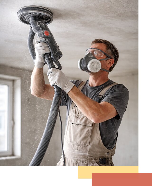 Шлифовка потолка в Магнитогорске — качественная подготовка под отделку