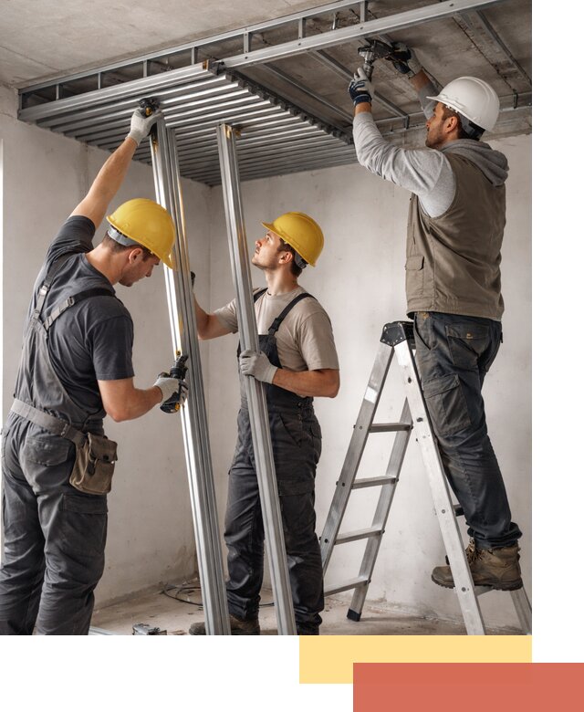 Монтаж реечного потолка под ключ в Магнитогорске