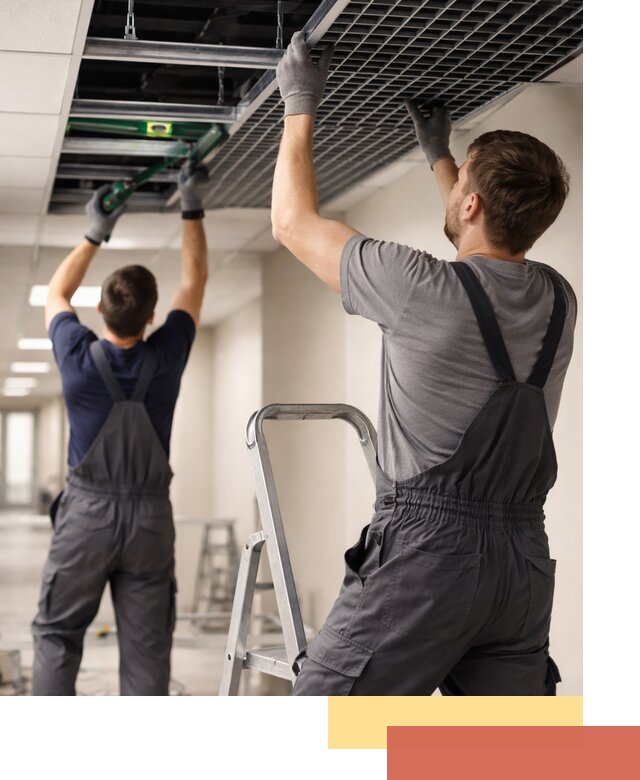 Монтаж потолка Грильято в Магнитогорске: установка под ключ качественно