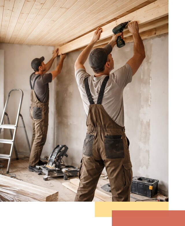 Монтаж потолка из вагонки в Магнитогорске профессионально и аккуратно