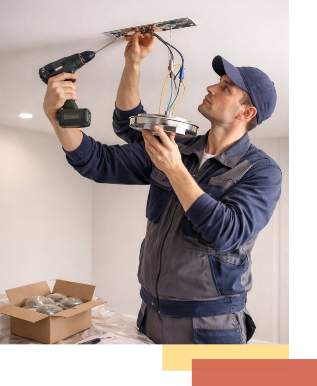 Установка люстры в натяжной потолок в Магнитогорске