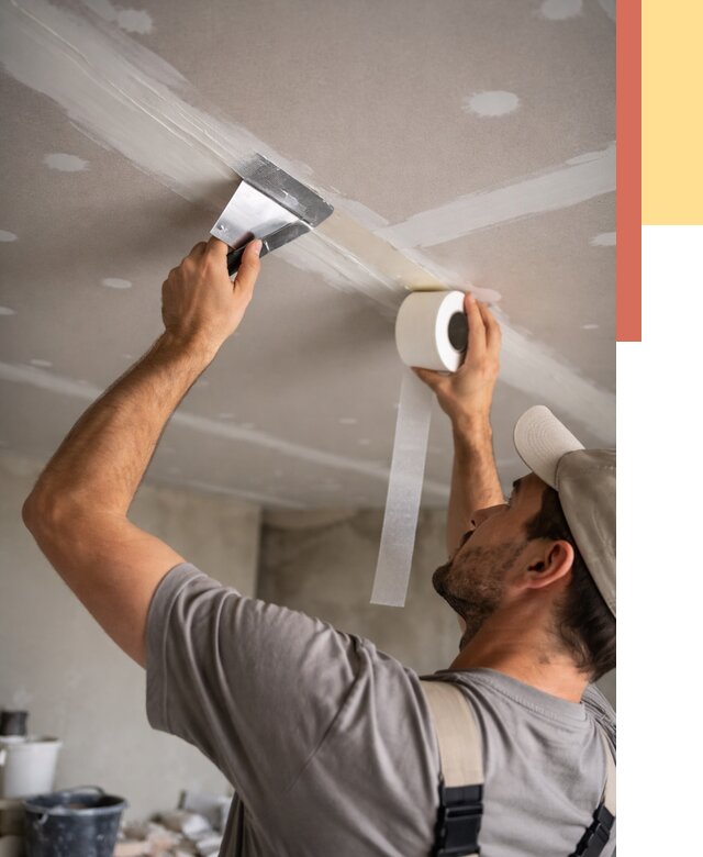 Обработка швов потолка ГКЛ в Магнитогорске от 7759 руб. под ключ | ОТДЕЛОЧНИК-Мгн