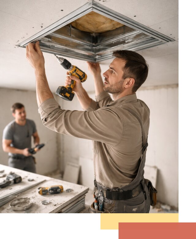 Монтаж люка в потолок из ГКЛ в Магнитогорске