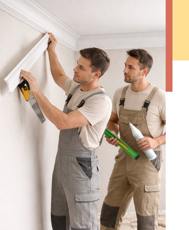 Монтаж потолочного плинтуса в Магнитогорске от 2379 руб. — быстро и недорого | ОТДЕЛОЧНИК-Мгн