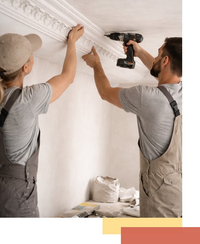 Профессиональный монтаж лепнины на потолок в Магнитогорске