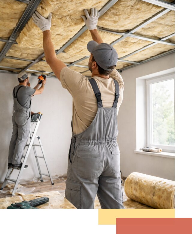 Утепление потолка под ключ в Магнитогорске качественно и быстро