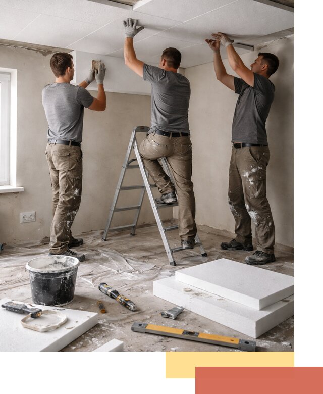 Утепление потолка пенопластом в Магнитогорске быстро и качественно