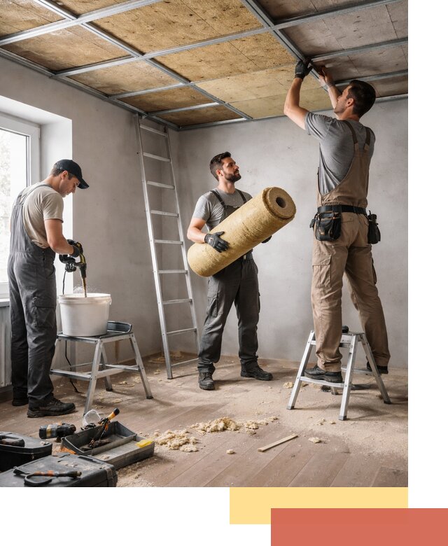 Шумоизоляция потолка в Магнитогорске: профессиональный монтаж и отделка